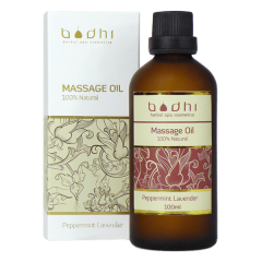 Masážny olej Levanduľa a mäta - 100% prírodný