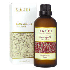 Masážny olej Pomaranč a zázvor - 100% prírodný