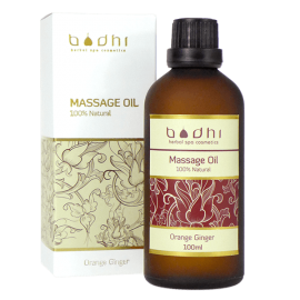 Masážny olej Pomaranč a zázvor - 100% prírodný