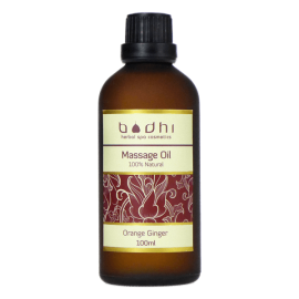 Masážny olej Pomaranč a zázvor - 100% prírodný