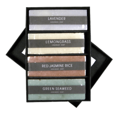 SET 4x Prírodné mydlá lisované za studena