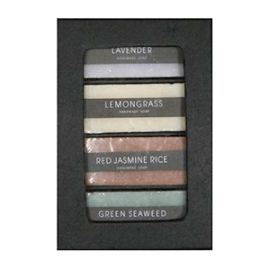 SET 4x Prírodné mydlá lisované za studena