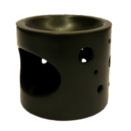 Aromalampa kruhy čierna