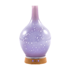 Elektrický difuzér SPA DELIGHT - fialové sklo