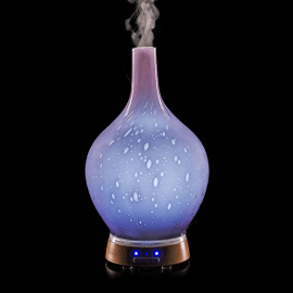 Elektrický difuzér SPA DELIGHT - fialové sklo