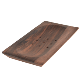 Drevená mydelnička BALI tmavá