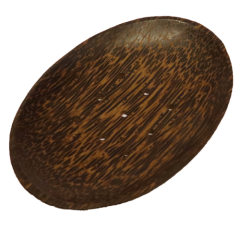 Mydelnička z kokosového dreva - malá oválna