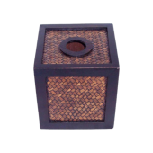 Ratanový BOX na servítky kocka