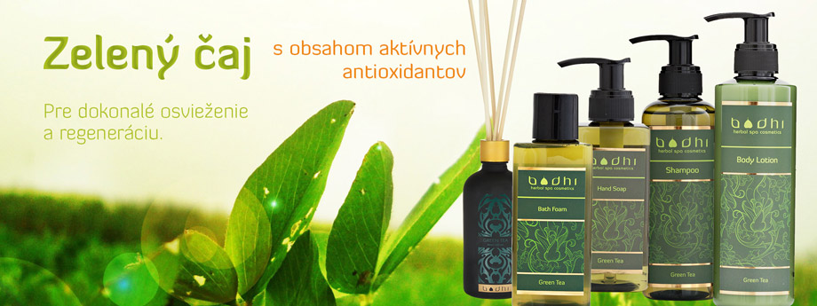 Prírodná kozmetika zelený čaj
